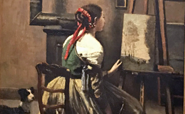 Corot, L'atelier de l'artiste. Photo (c) Charlotte Service-Longépé Corot, L'atelier de l'artiste. Photo (c) Charlotte Service-Longépé