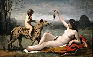 Corot, Bacchante. Photo (c) Charlotte Service-Longépé Corot, Bacchante. Photo (c) Charlotte Service-Longépé