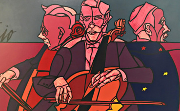 Valerio Adami, Il colore della musica. Photo (c) Charlotte Service-Longépé Valerio Adami, Il colore della musica. Photo (c) Charlotte Service-Longépé