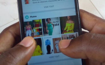 Achat en ligne. Photo prise par l'auteur. Achat en ligne. Photo prise par l'auteur.