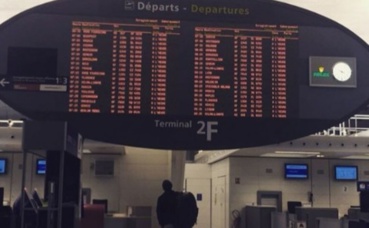 Le grand départ. Photo prise par l'auteur. Le grand départ. Photo prise par l'auteur.