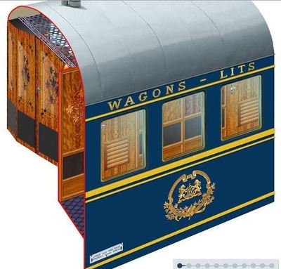 Animation présentant les Wagons-Lits (c) Venice Simplon Orient-Express Animation présentant les Wagons-Lits (c) Venice Simplon Orient-Express