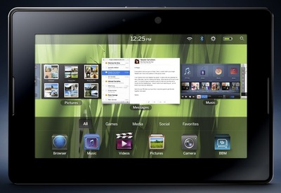 BlackBerry PlayBook annonce son entrée sur le marché des tablettes