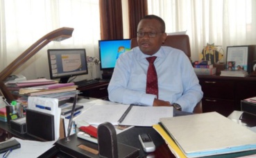 Le directeur général des douanes malgaches, Eric Narivony Rabenja. Photo prise par l'auteur