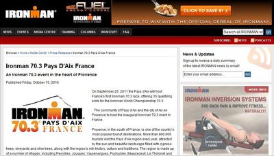 IRONMAN: UN 70.3 DANS LE PAYSAGE FRANÇAIS