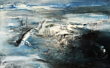 31.01.63, huile sur toile. Photo (c) Charlotte Service-Longépé 31.01.63, huile sur toile. Photo (c) Charlotte Service-Longépé