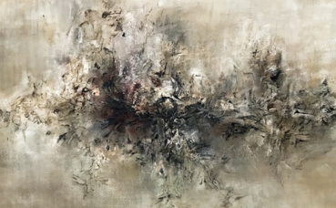 "Nous deux", 1957, huile sur toile. Photo (c) Charlotte Service-Longépé "Nous deux", 1957, huile sur toile. Photo (c) Charlotte Service-Longépé