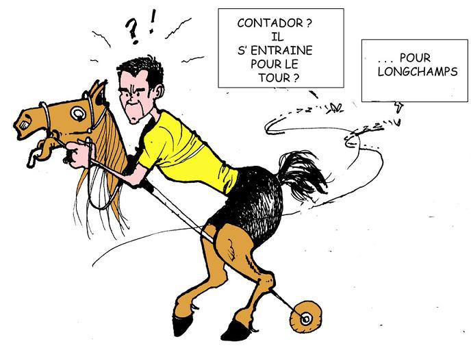 DESSIN DE PRESSE: Remède de cheval pour Contador