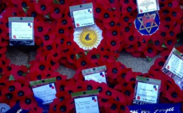 Monument aux morts de Pinner le 11.11.2018, Royaume-Uni. Photo (c) Anne Brosse