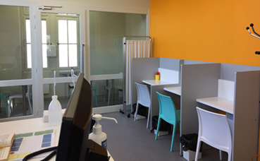 La Salle de consommation à moindre risque de Strasbourg. Photo courtoisie (c) SCMR La Salle de consommation à moindre risque de Strasbourg. Photo courtoisie (c) SCMR