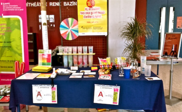 Le stand de prévention "Alcool et tabac". Photo (c) : Margaux de Bourmont Le stand de prévention "Alcool et tabac". Photo (c) : Margaux de Bourmont