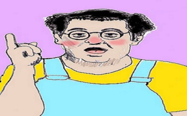 Coluche, un homme emblématique. Dessin (c) Martino75