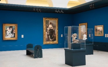 L'exposition reconstitue la fameuse Salle IX. Nantes, 1886: le scandale impressionniste. Photo (c) Musée d'arts de Nantes, C. Clos