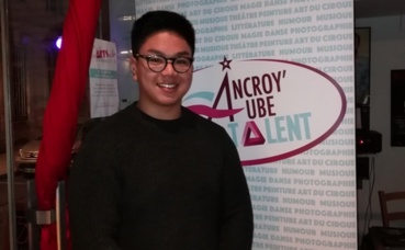 Kevin Kim, un lauréat heureux qui sait rester modeste. Photo (c) M. Cugnot Kevin Kim, un lauréat heureux qui sait rester modeste. Photo (c) M. Cugnot