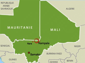 La zone des opérations des armées mauritanienne et malienne contre l'Aqmi.  © RFI