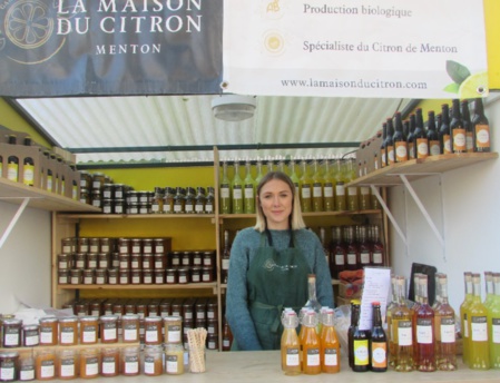 Stand la maison du citron au jardin Biovès (c) Pascale Luissint Stand la maison du citron au jardin Biovès (c) Pascale Luissint