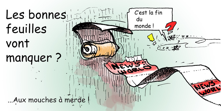 DESSIN DE PRESSE: News of the world, c'est fini