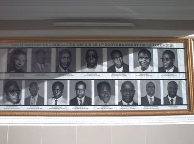 Photos des différents ministres de l'Education (c) Elhadji Babacar MBENGUE