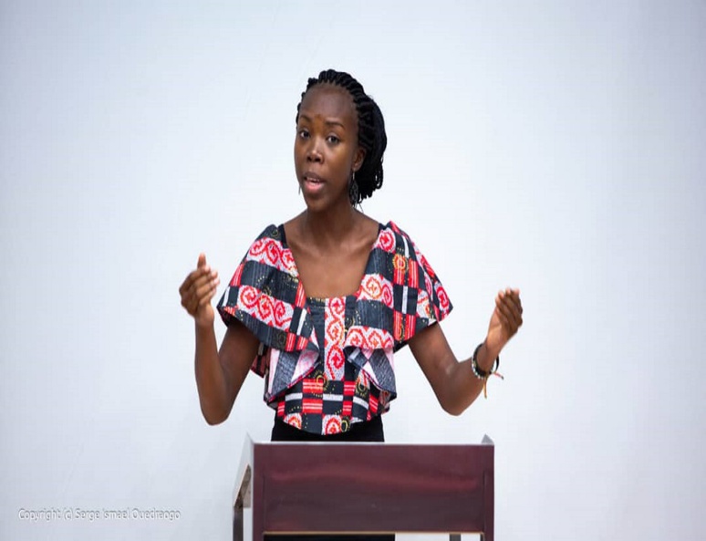 Mathilde Zerbo, lors de sa prestation au Liban. (c) S.I. Ouédraogo Mathilde Zerbo, lors de sa prestation au Liban. (c) S.I. Ouédraogo