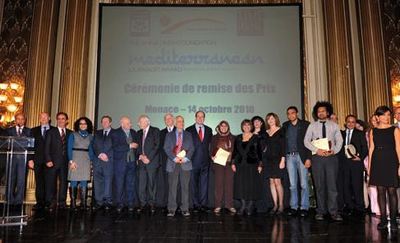 Les lauréats du Prix méditerranéen du journalisme 2010. Photo courtoisie (c) DR