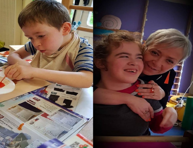 A gauche, Eliot. Sur la droite Carole et sa fille Cloé. (c) Carole Bourdais-Savé. A gauche, Eliot. Sur la droite Carole et sa fille Cloé. (c) Carole Bourdais-Savé.