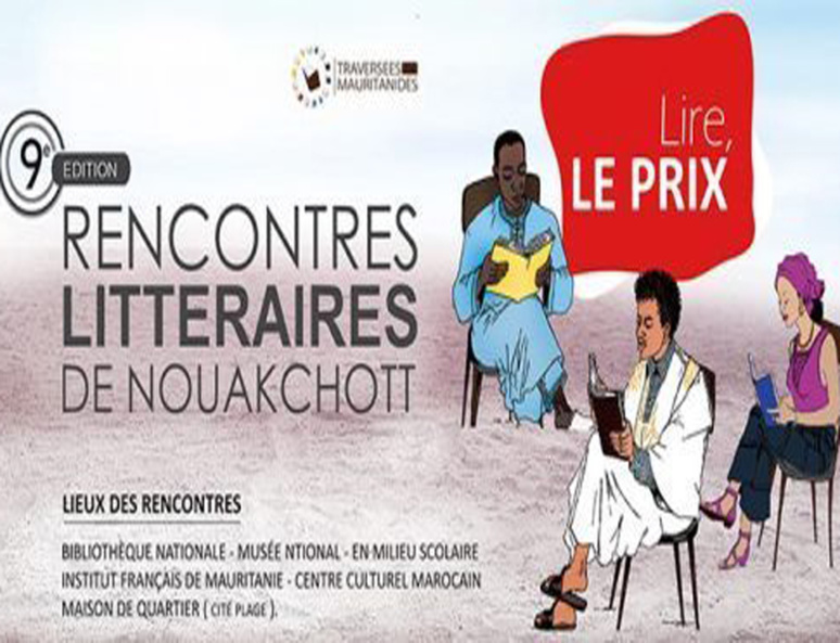 Affiche des rencontres littéraires de Nouakchott, organisées par l'Association Traversées Mauritanides, en janvier 2019. Photo (c) Association Traversées Mauritanides Affiche des rencontres littéraires de Nouakchott, organisées par l'Association Traversées Mauritanides, en janvier 2019. Photo (c) Association Traversées Mauritanides