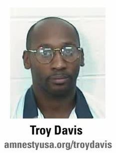 Cliquez sur l'image pour accéder à la page Troy Davis sur le site d'Amnesty International
