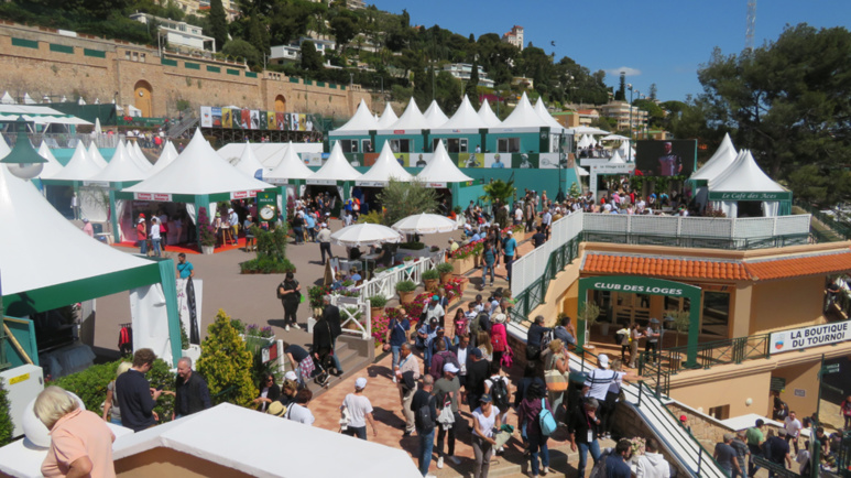Le tournoi de Monte-Carlo, hors court. Photo (c) Serge Gloumeaud Le tournoi de Monte-Carlo, hors court. Photo (c) Serge Gloumeaud