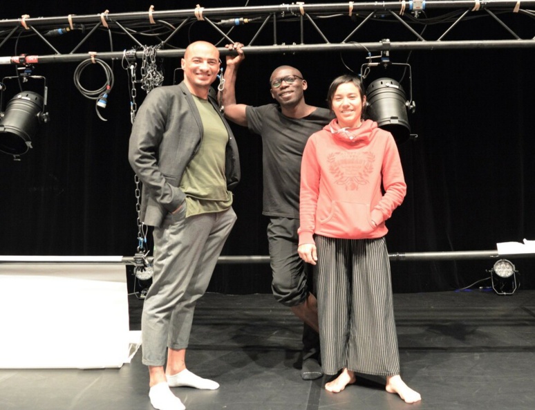 De gauche à droite Mehdi Krüger, Abdou N'Gom et Émeline Nguyen (c) Frédérique Gelas De gauche à droite Mehdi Krüger, Abdou N'Gom et Émeline Nguyen (c) Frédérique Gelas