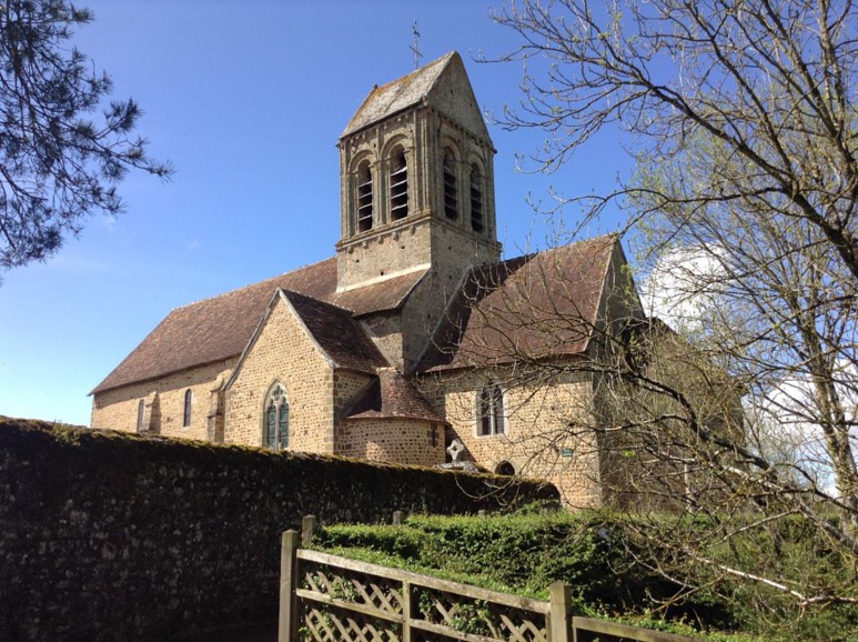 Son église romane du XIème siècle. © J. P. Son église romane du XIème siècle. © J. P.