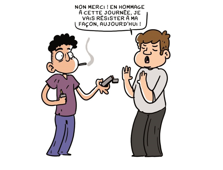 La Journée nationale de la Résistance a lieu chaque année le 27 mai. Illustration © Guillaume Guedre La Journée nationale de la Résistance a lieu chaque année le 27 mai. Illustration © Guillaume Guedre