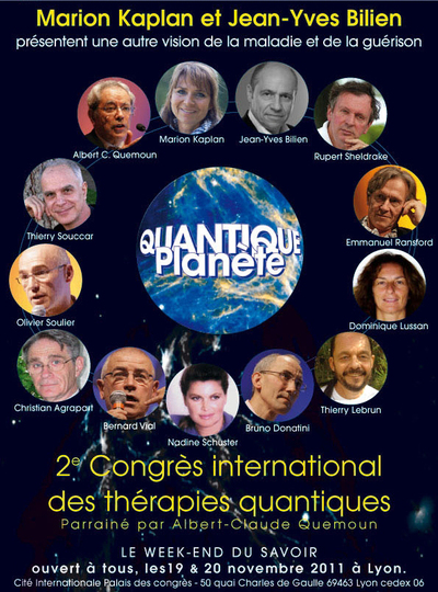 2e Congrès International des thérapies quantiques Lyon 19-20 novembre 2011