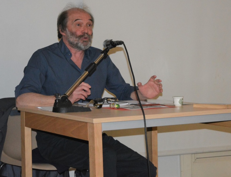 C'est avec passion que Jean-François Fontana a évoqué le passé de son idole (c) Frédérique Gelas C'est avec passion que Jean-François Fontana a évoqué le passé de son idole (c) Frédérique Gelas