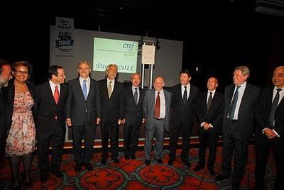 Alain Belhassen, président du CRIF Sud-Est, entouré de ses invités