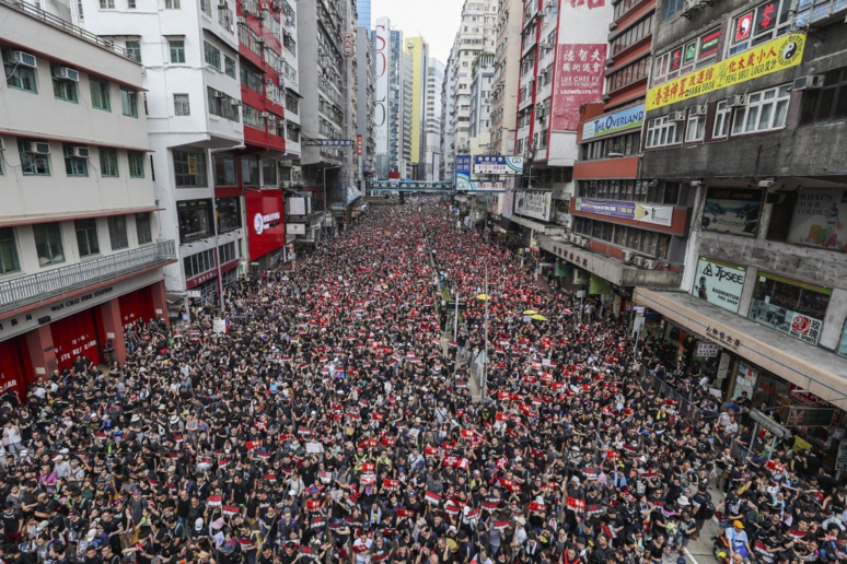 Deux millions de personnes dans les rues de Hong Kong le dimanche 16 juin 2019 (c) Sam Tsang/SCMP