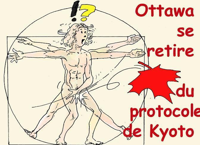 DESSIN DE PRESSE: Ça sent le gaz entre Ottawa et Kyoto