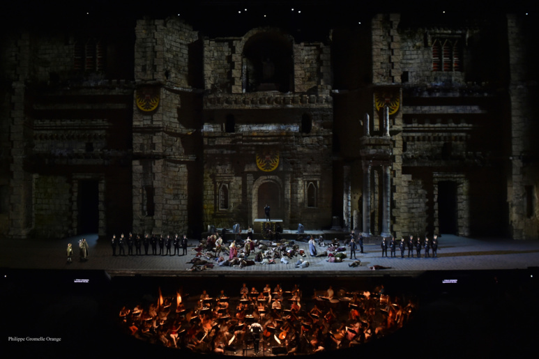 Guillaume Tell n'était plus une légende le 12 juillet à Orange (c) C.Gromelle Guillaume Tell n'était plus une légende le 12 juillet à Orange (c) C.Gromelle