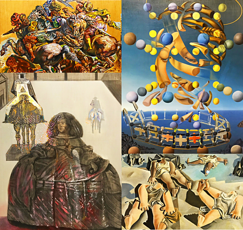 L'influence des grands maîtres faisant référence directe avec ces tableaux à Vermer, Raphaël, Picasso et Velasquez. Photos montage (c) Charlotte Longépé. L'influence des grands maîtres faisant référence directe avec ces tableaux à Vermer, Raphaël, Picasso et Velasquez. Photos montage (c) Charlotte Longépé.