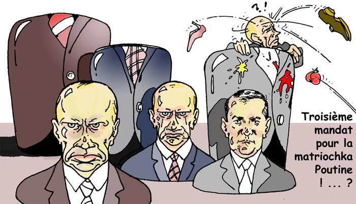 DESSIN DE PRESSE: Mise en boîte pour Poutine