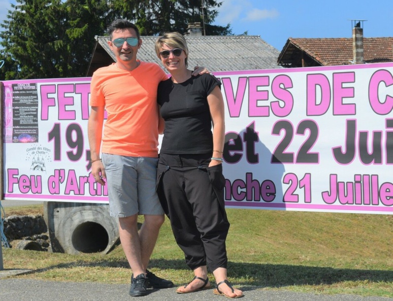 Sébastien Charmoillaux et Cyrielle Trouillet, membres du Comité des Fêtes (c) Frédérique Gelas Sébastien Charmoillaux et Cyrielle Trouillet, membres du Comité des Fêtes (c) Frédérique Gelas