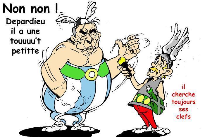 DESSIN DE PRESSE: Depardieu dans la peau de DSK