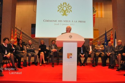 Voeux 2012 de Michel Vauzelle, président de la région PACA