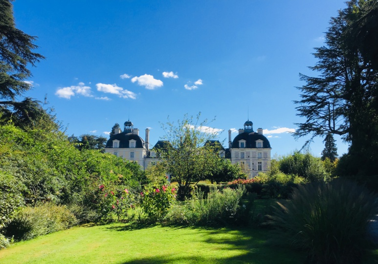 Vue du château depuis les jardins des apprentis @ngh
