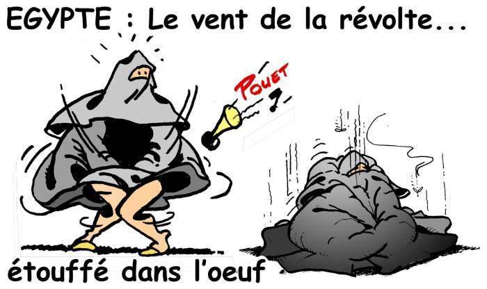 DESSIN DE PRESSE: Le printemps arabe est loin