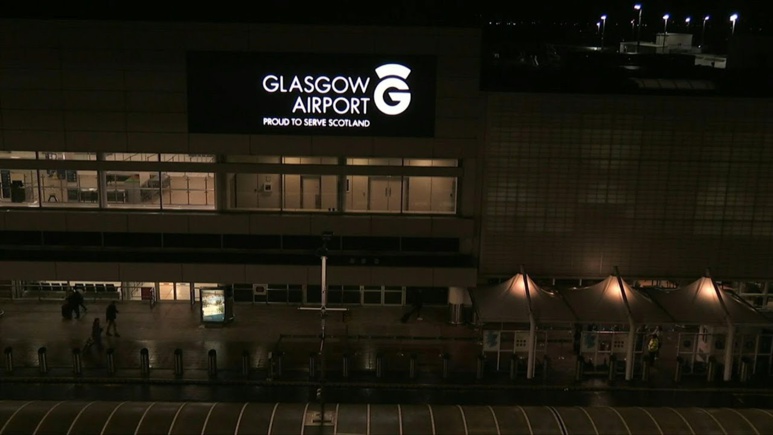 L'aéroport de Glasgow - Capture Ecran