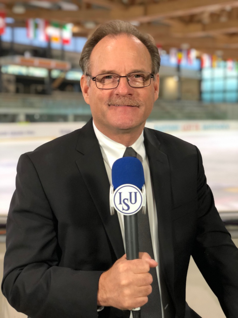 Ted Barton, Broadcaster of the ISU. (c) Ted Barton. Ted Barton, Broadcaster of the ISU. (c) Ted Barton.