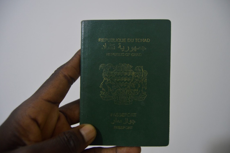Le passeport tchadien. (C) Eloge Mbaihondoum Le passeport tchadien. (C) Eloge Mbaihondoum