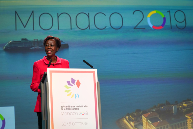 Phoro crédit: Antoine Jamonneau. Louise Moushikiwabo, SG de la Francophonie. Phoro crédit: Antoine Jamonneau. Louise Moushikiwabo, SG de la Francophonie.