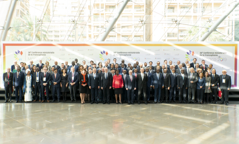 Photo crédit: Antoine Jamonneau. Photo de famille après l’ouverture de la Conference ministérielle. Photo crédit: Antoine Jamonneau. Photo de famille après l’ouverture de la Conference ministérielle.