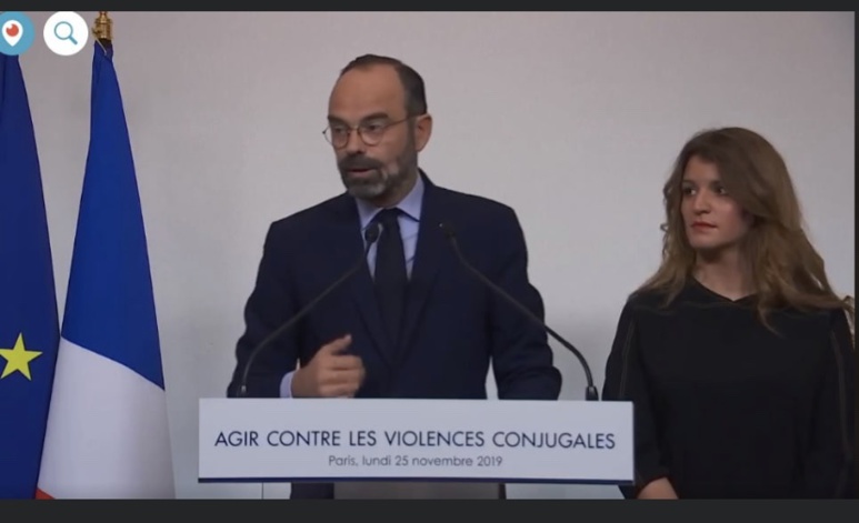 Le gouvernement présente les conclusions du Grenelle des violences conjugales lancé le 03/9/2019. Facebook. Capture d'écran. Le gouvernement présente les conclusions du Grenelle des violences conjugales lancé le 03/9/2019. Facebook. Capture d'écran.